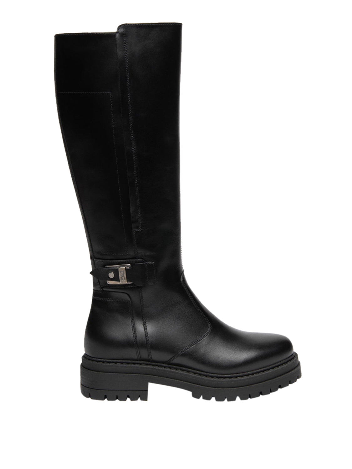 NERO GIARDINI Nero Giardini Stivali Donna in Pelle Nero Nero