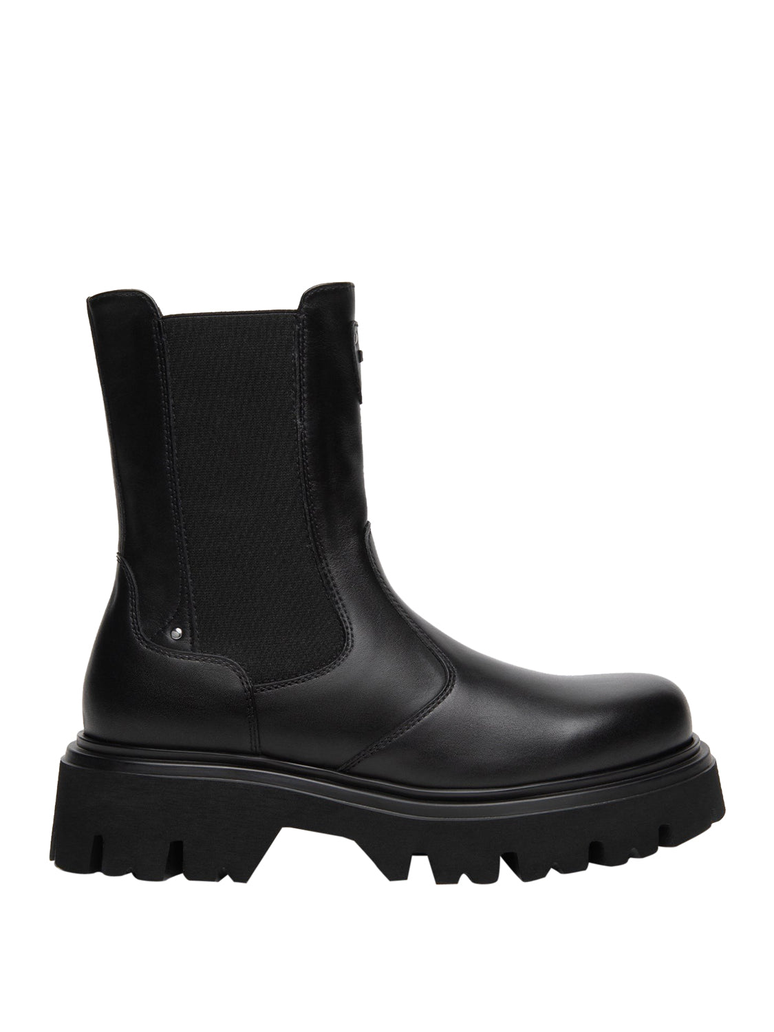 NERO GIARDINI Stivaletti Nero Giardini Chelsea Donna in Pelle Nero Nero