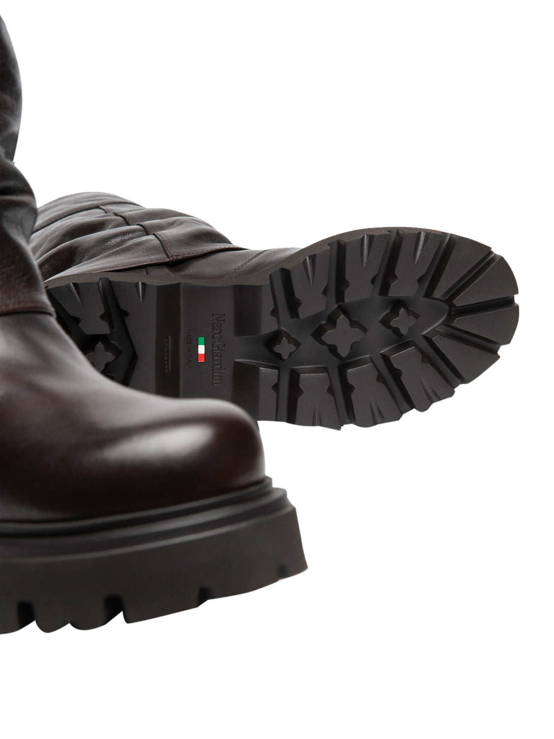 NERO GIARDINI Nero Giardini Stivali Donna in Pelle Ebony Ebony
