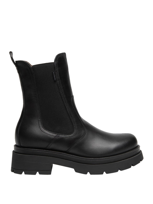 NERO GIARDINI Stivaletti Nero Giardini Chelsea Donna in Pelle Nero Nero