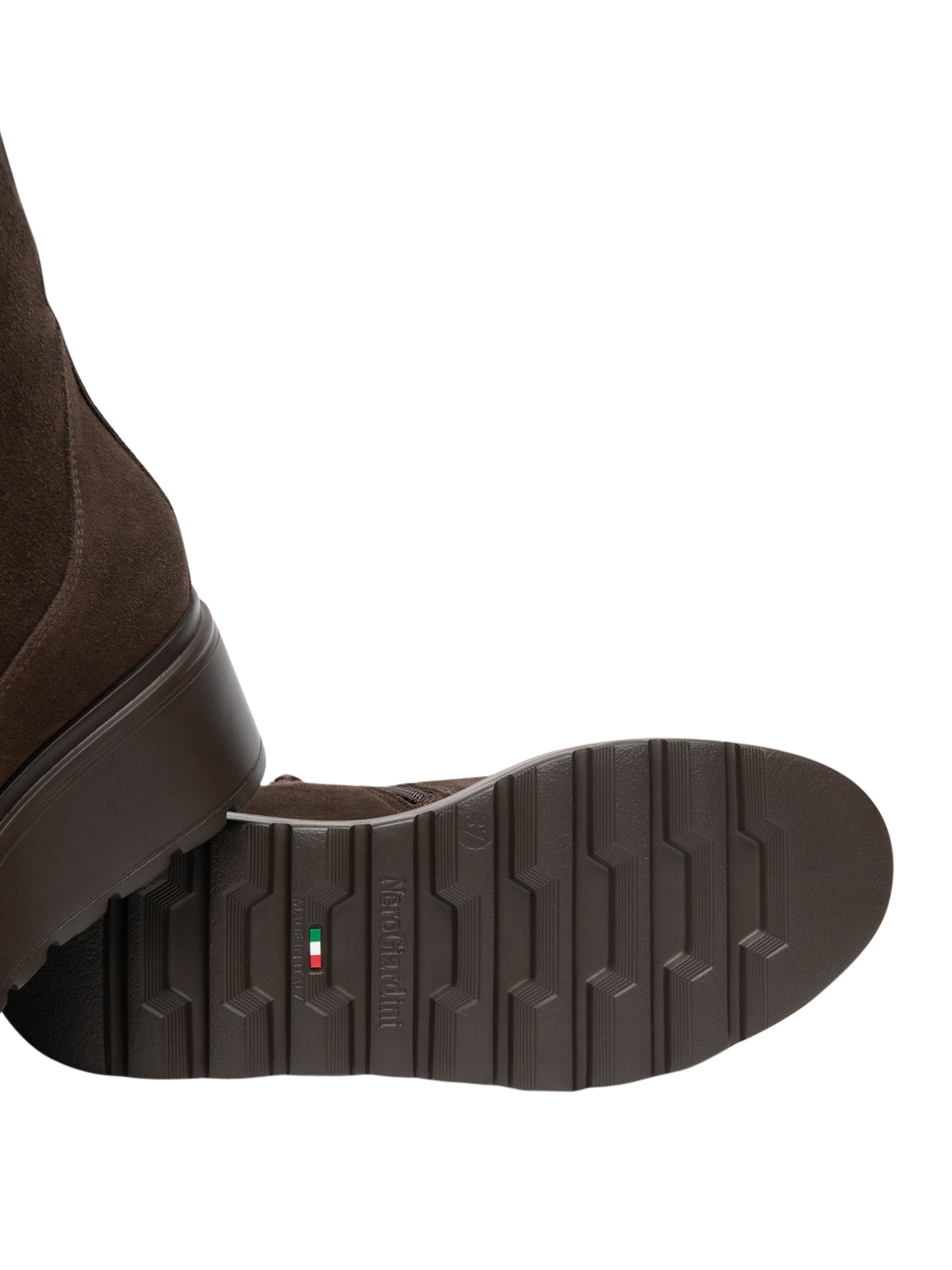 NERO GIARDINI Nero Giardini Stivaletti Donna in Suede e Materiale Tecnico Testa Di Moro T.Di Moro