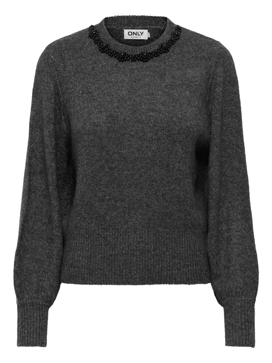 ONLY DROP4 Only Maglione Onlelsa Grey GREY