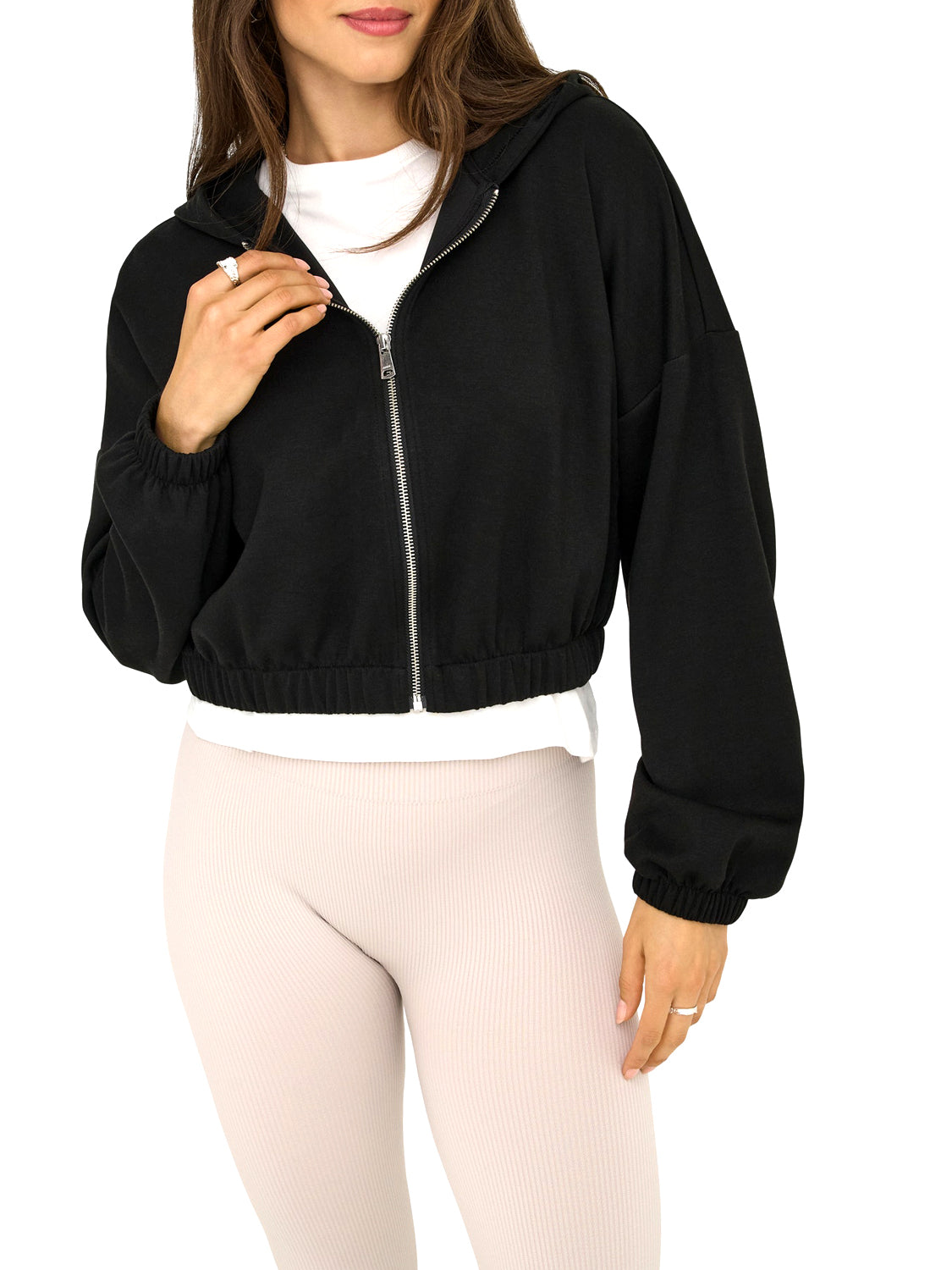 ONLY DROP4 Only Felpa Onlyscarlett Nero BLACK