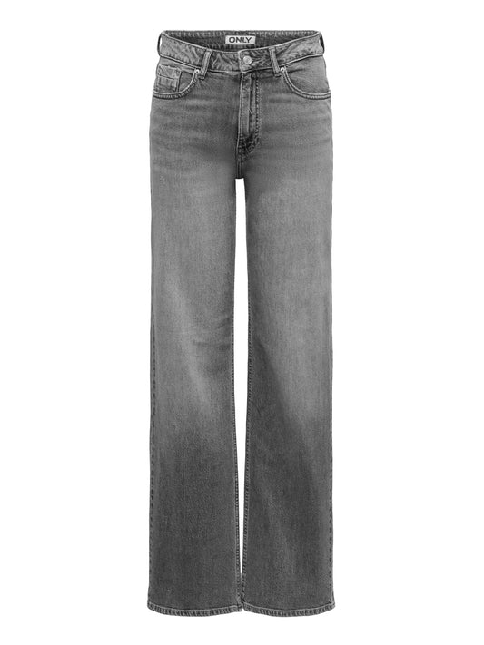 ONLY DROP4 Only Jeans Onljuicy Hw Wide Dnm Tai870 - Grigio GREY