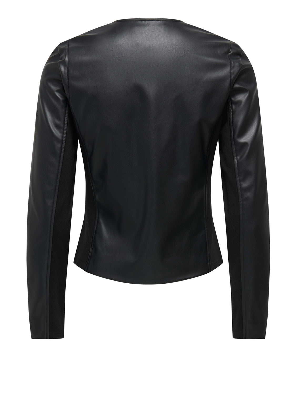ONLY DROP4 Only Giubbino Onlbitten Mix Faux Leather - Nero BLACK