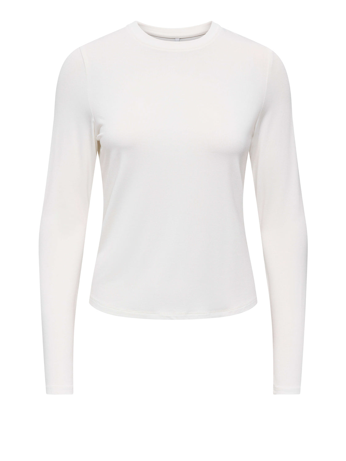 ONLY DROP4 Only Maglia Onlbamboo L/S O-Neck - Bianco WHITE