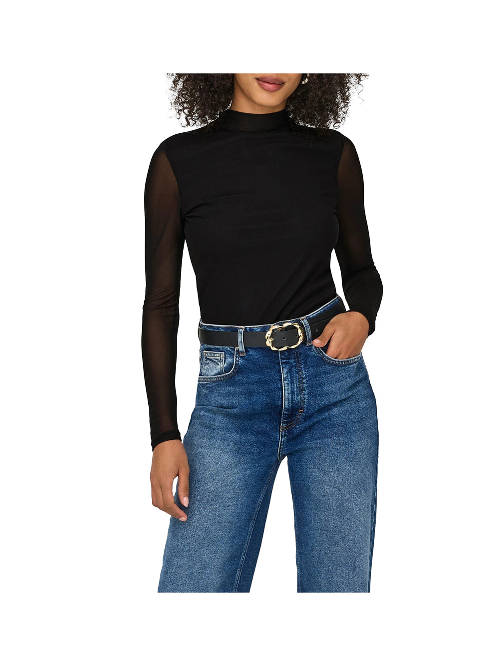 ONLY DROP5 Only Maglia Donna - Nero BLACK