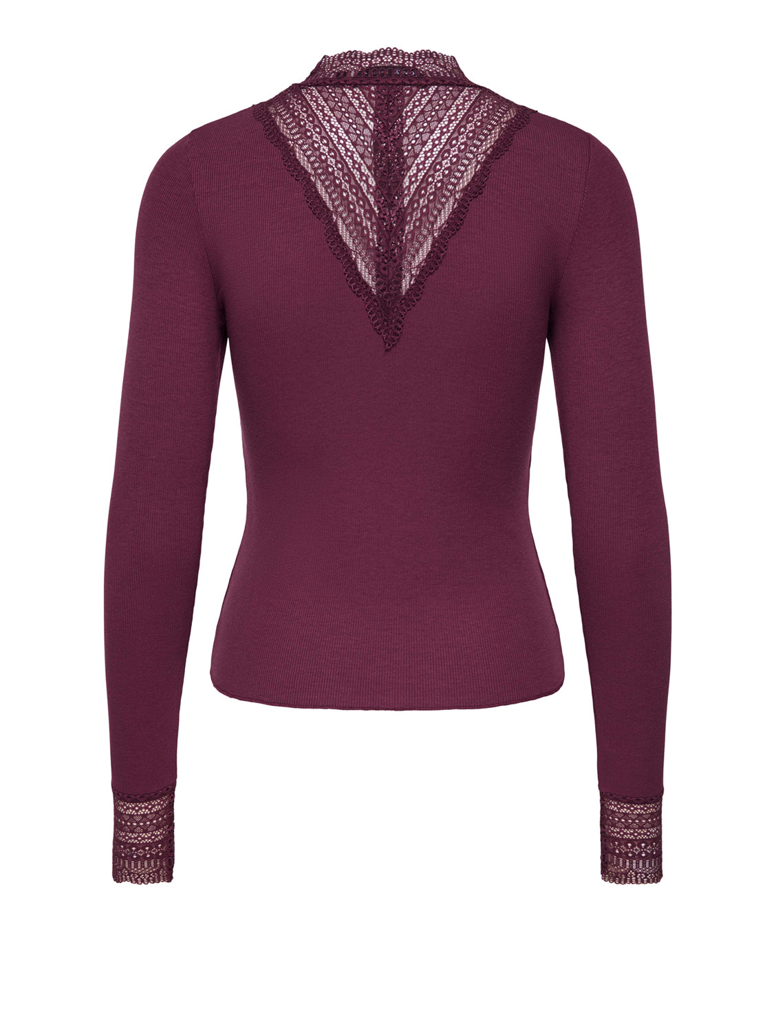 ONLY DROP5 Maglia Only Onltilde - Bordeaux PURPLE