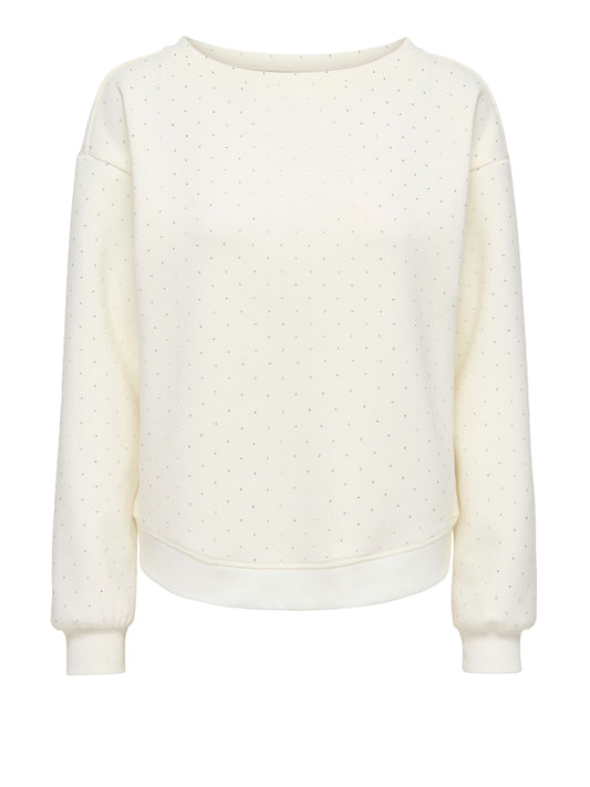 ONLY DROP5 Felpa Only Onlscarlet Bianco WHITE