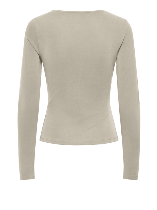 ONLY DROP5 Only Top Onlfree Silver GREY