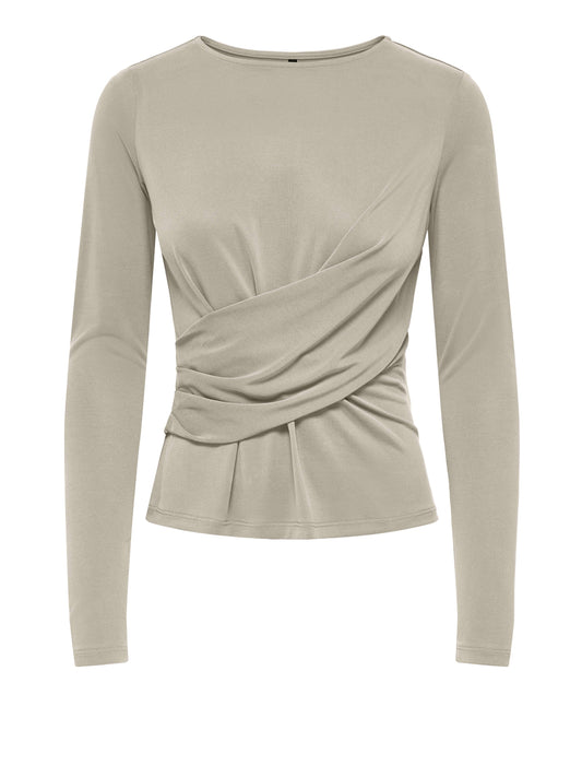 ONLY DROP5 Only Top Onlfree Silver GREY