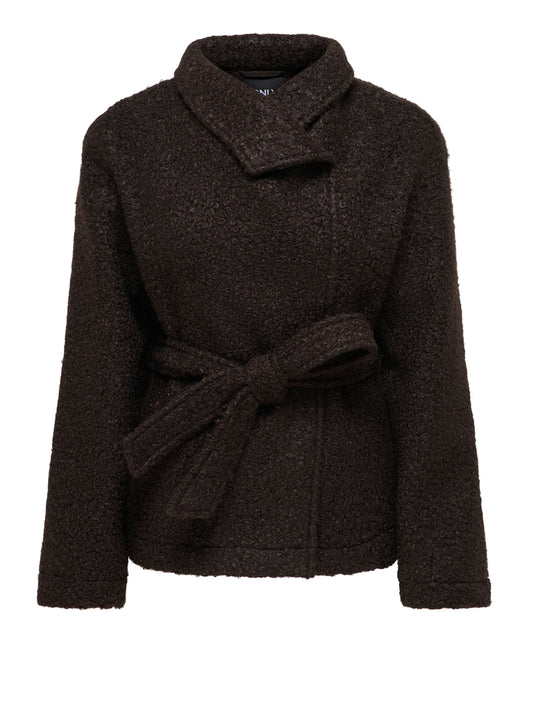 ONLY DROP5 Giubbotto Only Onlvaleria High Neck Jacket Cs Otw Marrone BROWN