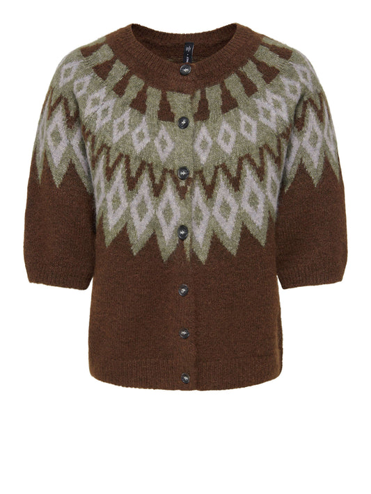 ONLY DROP5 Cardigan Onlreykja Marrone BROWN