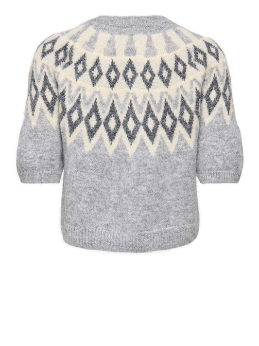 ONLY DROP5 Cardigan Onlreykja Grigio GREY