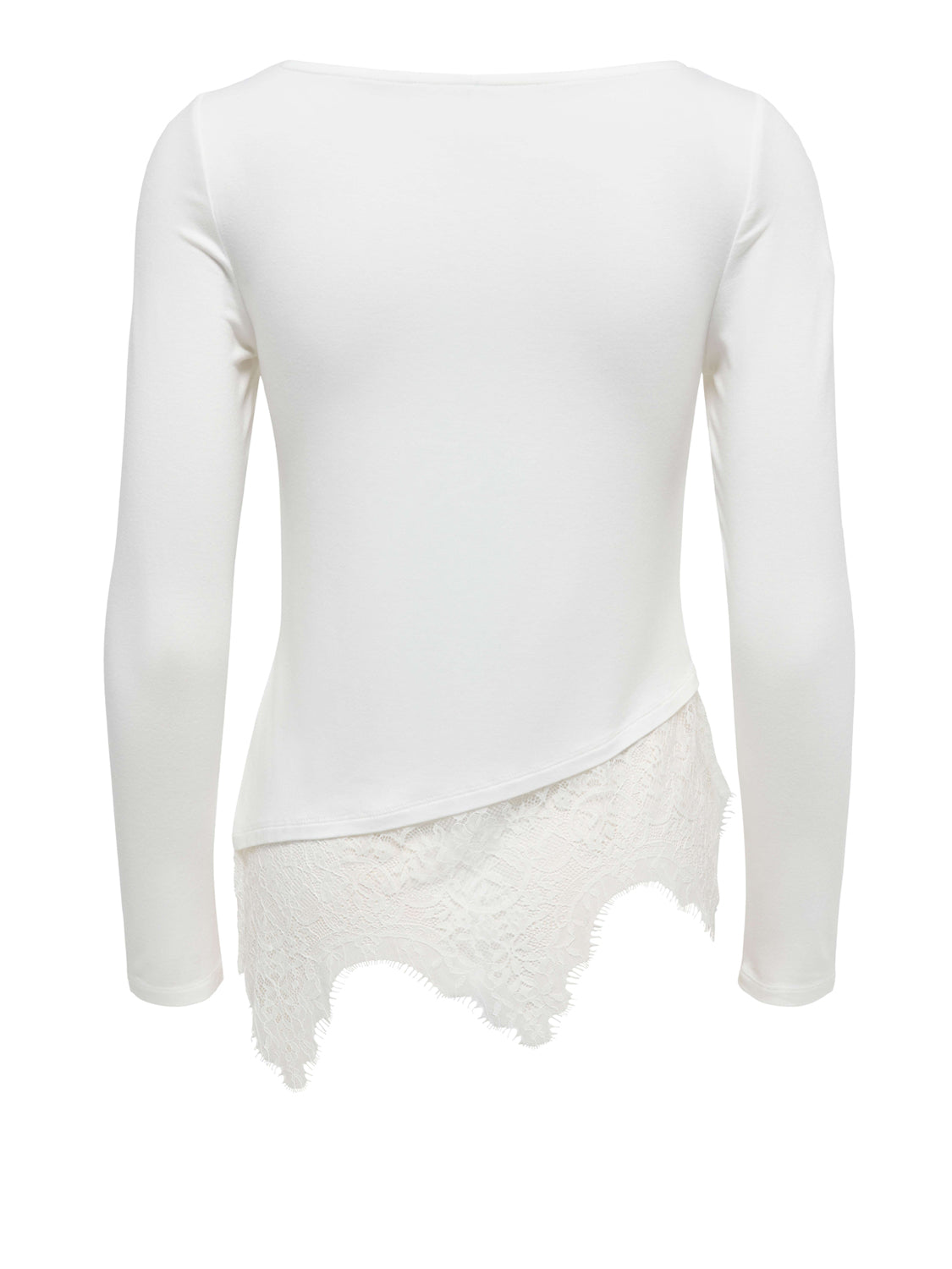 ONLY DROP5 Only Maglia Onllaila Lace Mix Top Jrs Noos - Bianco WHITE