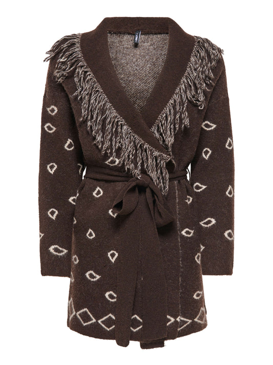 ONLY DROP6 Only Cardigan Donna Brown - Marrone BROWN