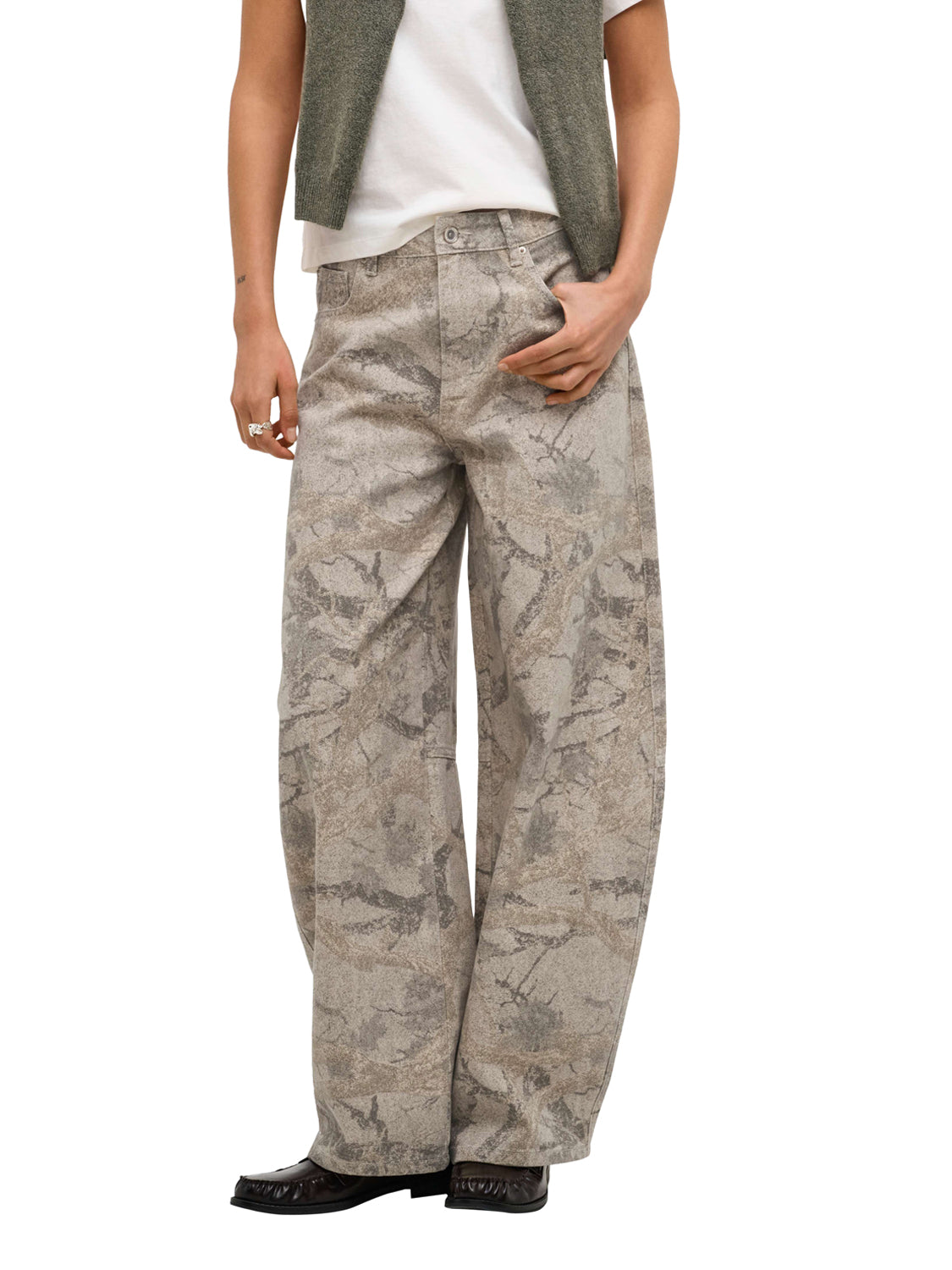 ONLY DROP7 Pantalone Cargo Donna - Grigio GREY