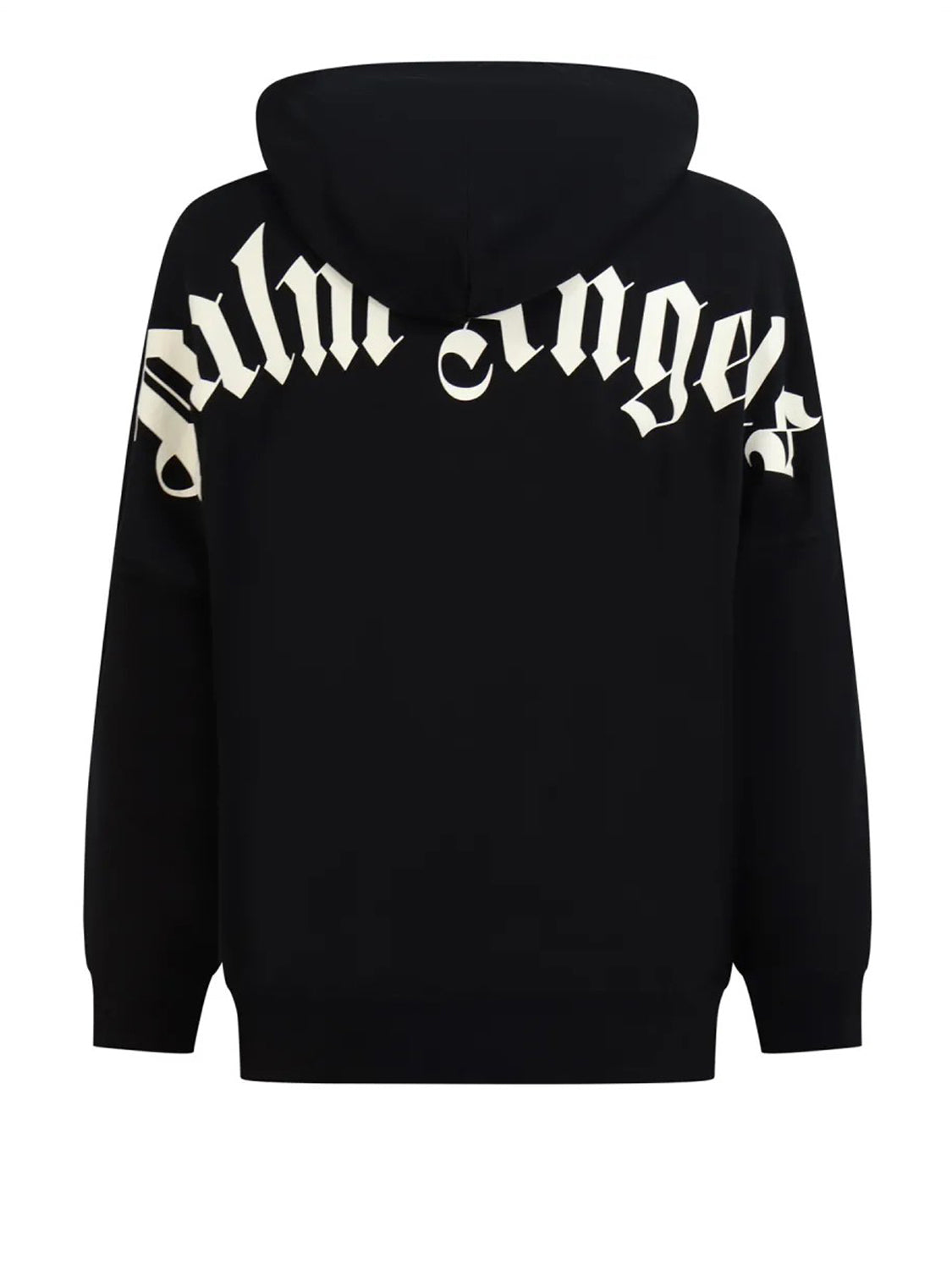 PALM ANGELS Felpa Palm Angels Classic Logo Over Hoodie - Nero Black - Off White
