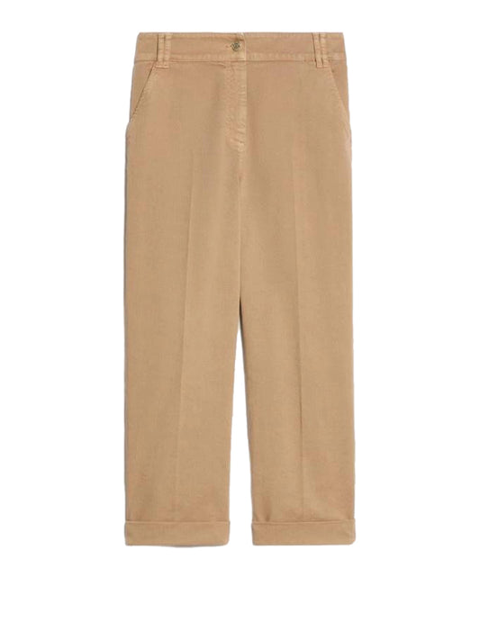 PENNY BLACK BLACK Pantaloni Penny Black Carrot Fit In cotone Cammello Cammello