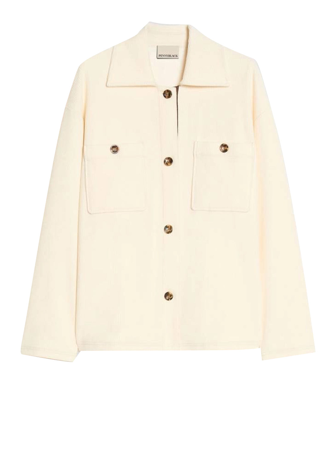 PENNY BLACK FREEDOM Giacca Penny Black Camicia in jersey velluto - Panna Panna