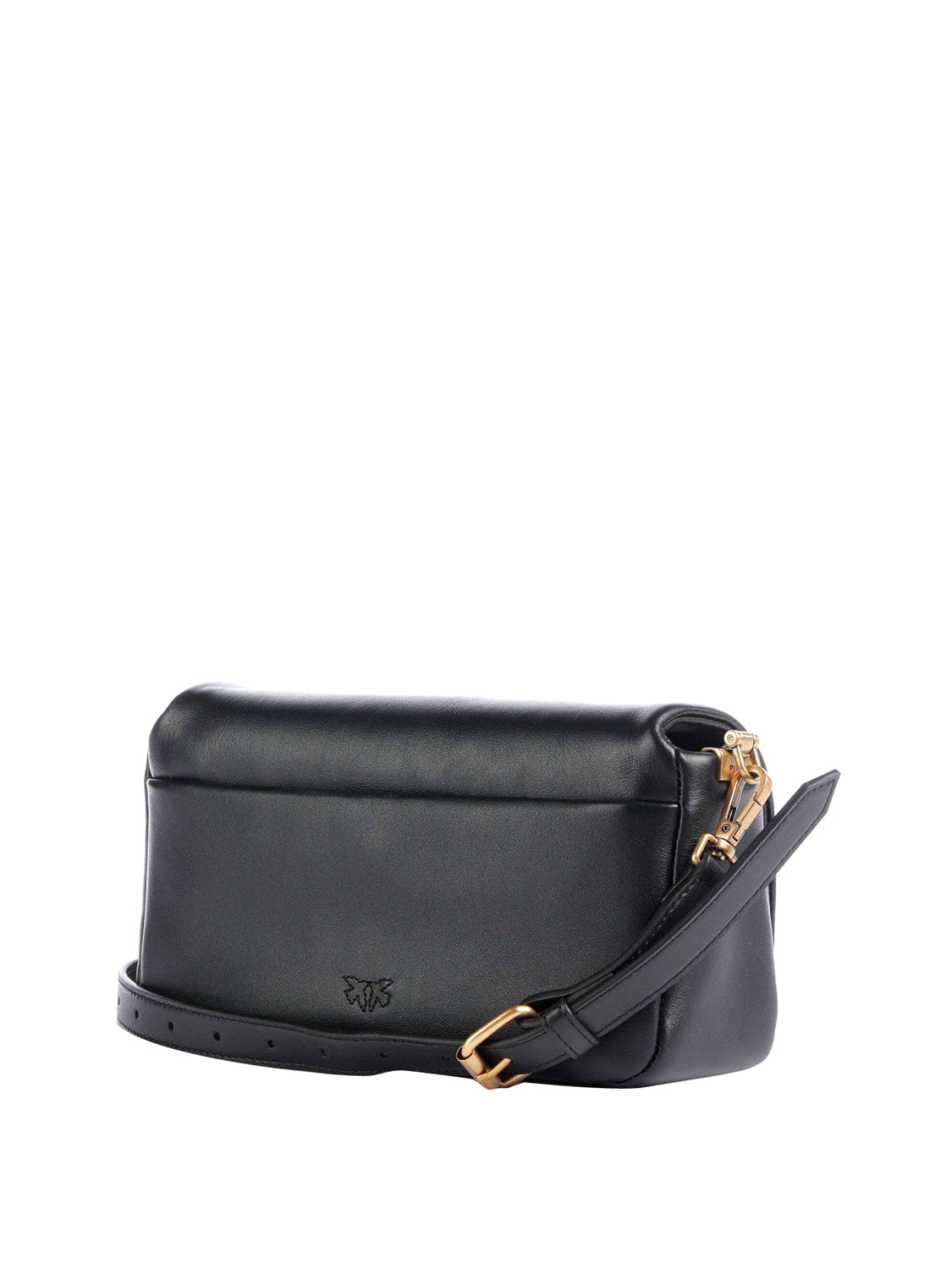 PINKO Pinko Borsa A Tracolla Click Soft Horizontal Mini Nero Nero-Antique Gold