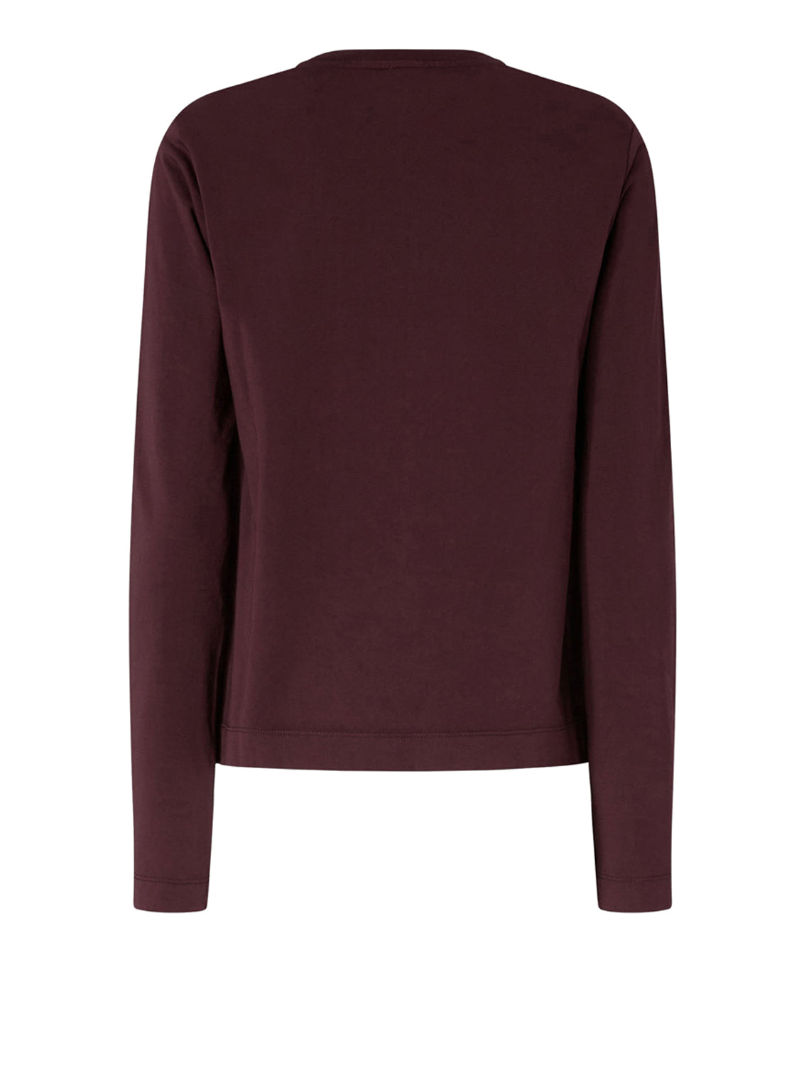 PINKO T-Shirt Pinko Toblino Jersey Logo Bordeaux Bordeaux Scuro