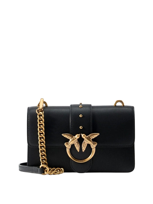 PINKO Pinko Borsa A Tracolla Love One Mini St. Small Oro Nero-Antique Gold