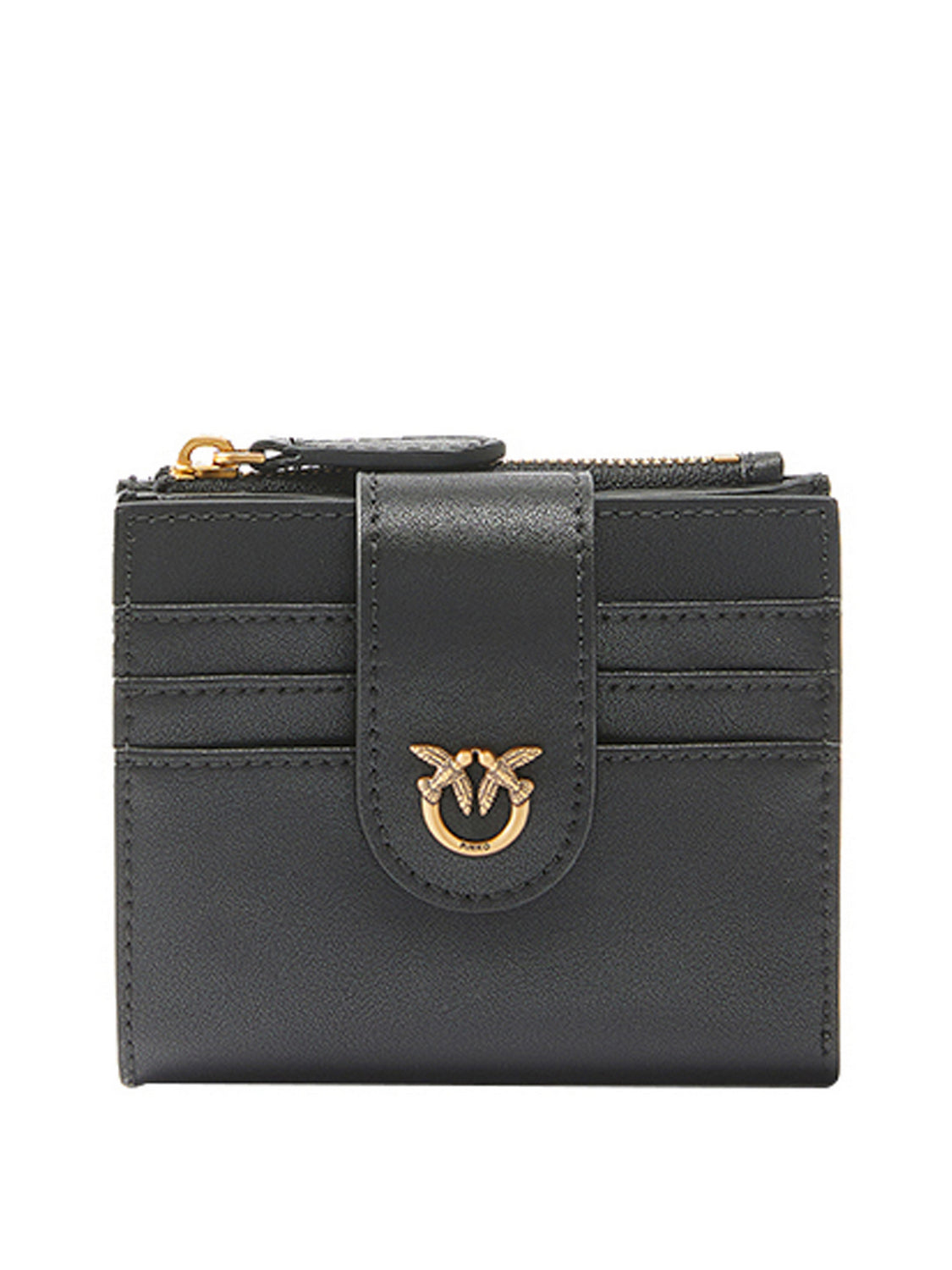 PINKO 2 USCITA Portafoglio Pinko Multi Purpose - Nero/Oro Nero-Antique Gold
