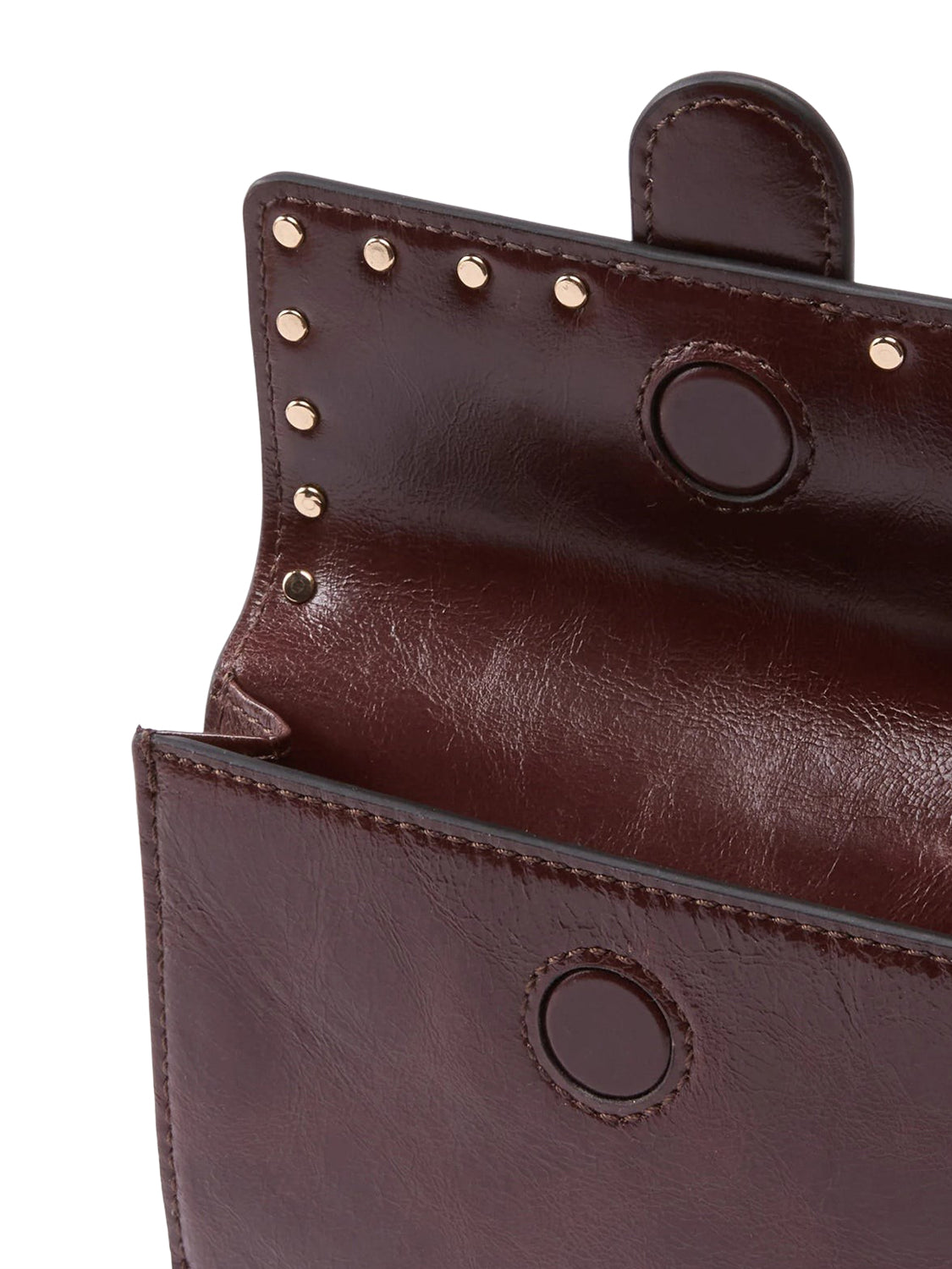 PINKO 2 USCITA Borsa Love Pocket Studs Vit. Polishe Pinko - Borgogna/Oro Burgundy-Gold