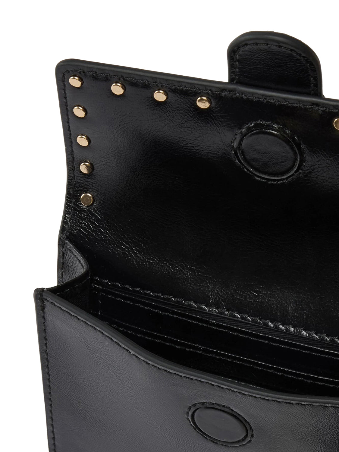 PINKO 2 USCITA Borsa Love Pocket Studs Vit. Polishe Pinko - Nero Limusine Nero Limousine-Oro
