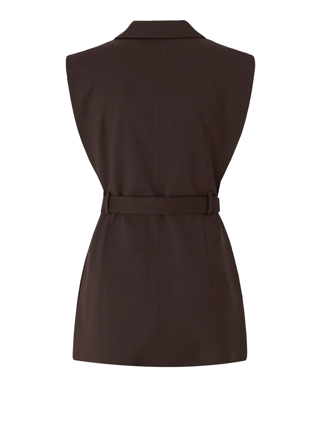 PINKO 2 USCITA Pinko Gilet Nuraqus Gilet Diagonale Misto - Marrone Marrone