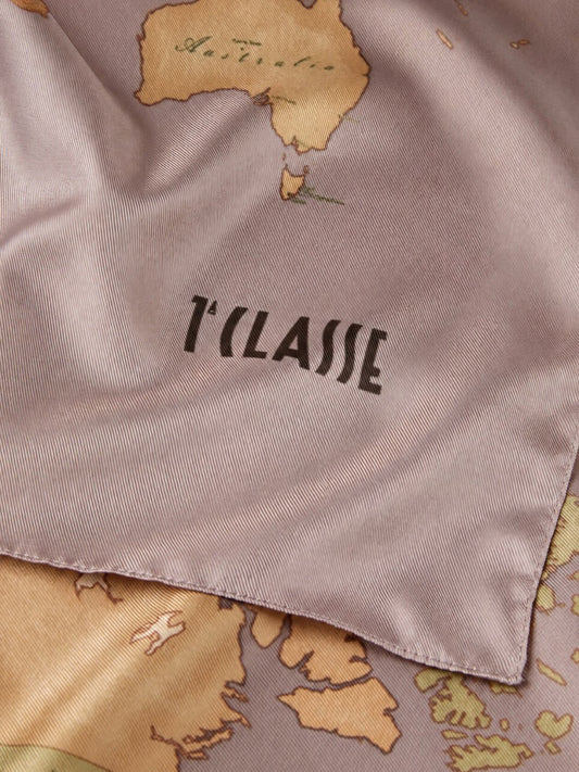 PRIMA CLASSE SETA Prima Classe Foulard Geo Sfumato 73x73 Rosé Rosé