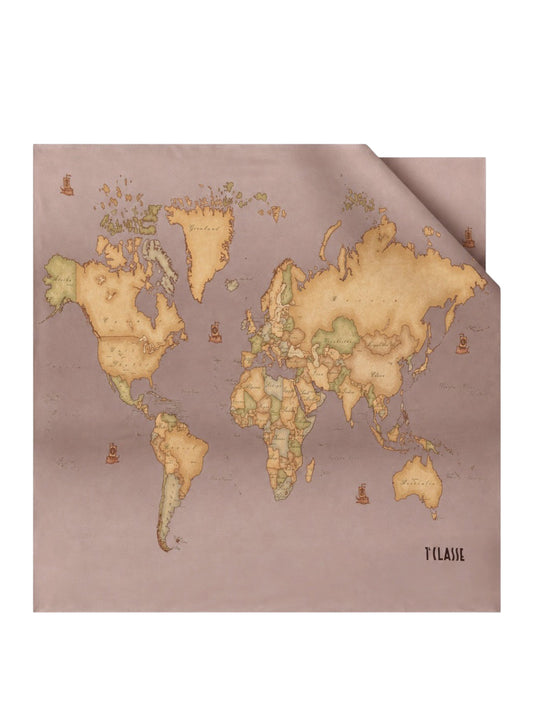 PRIMA CLASSE SETA Prima Classe Foulard Geo Sfumato 73x73 Rosé Rosé