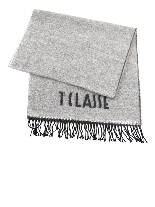 PRIMA CLASSE SETA Sciarpa Prima Classe Logo Piccolo 40X170 - Grigio Grigio Nebbia