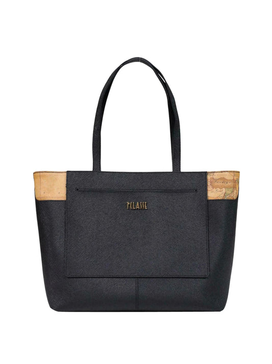 PRIMA CLASSE STAGIONE Shopper Grande 1°Classe Nero Nero