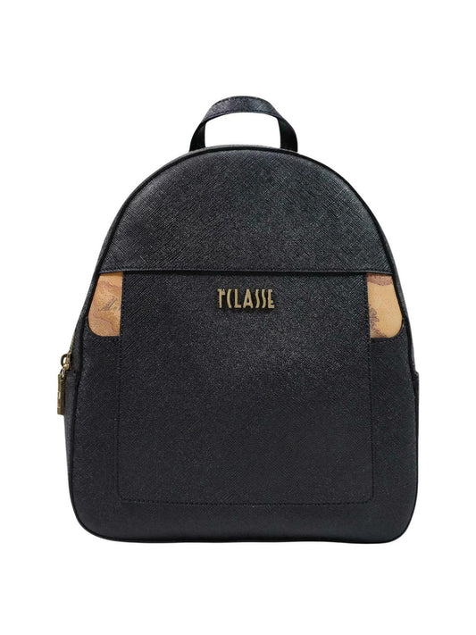 PRIMA CLASSE STAGIONE Alviero Martini Zaino Logo Frontale Nero Nero