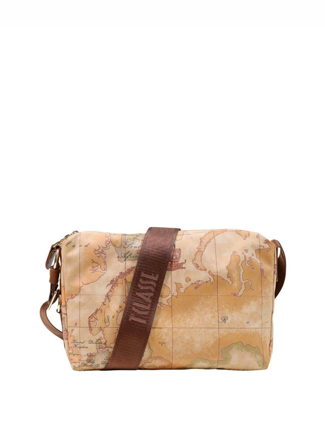 PRIMA CLASSE STAGIONE Alviero Martini Borsa A Tracolla Marrone Castagna