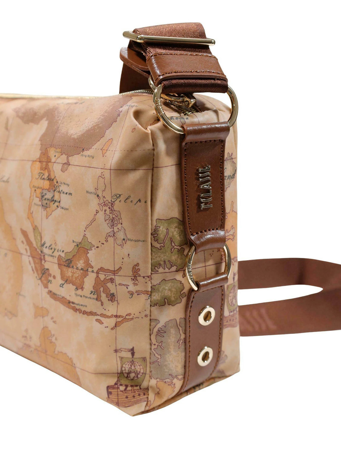 PRIMA CLASSE STAGIONE Alviero Martini Borsa A Tracolla Marrone Castagna