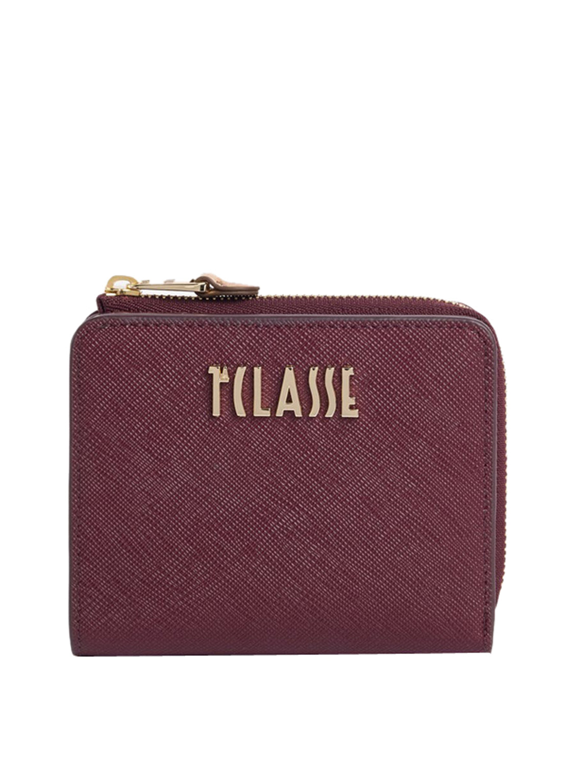 PRIMA CLASSE STAGIONE Prima Classe West City Portafoglio Zipfold piccolo Burgundy BURGUNDY