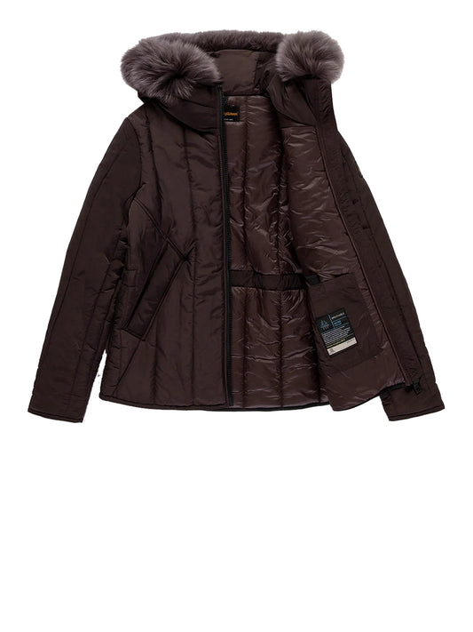 Refrigwear Giubbotto Refrigiwear Short Berna Marrone BLACK COFFEE
