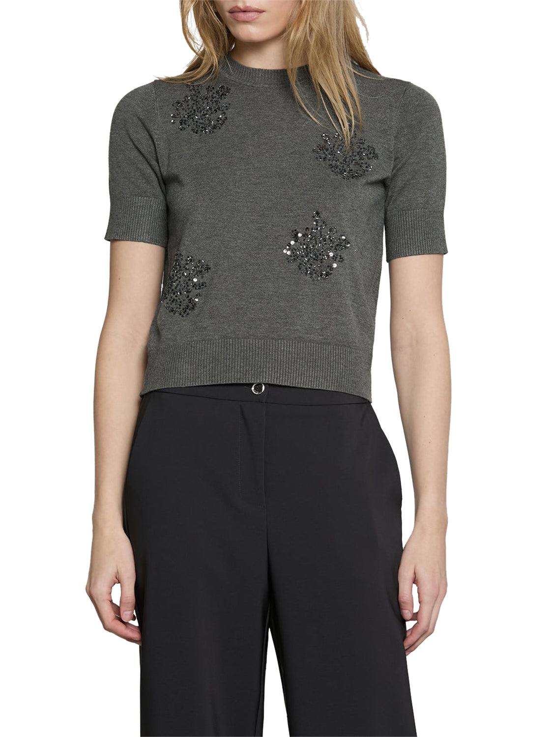RELISH Maglia Maccione Relish Grigio Medium Ash Grey