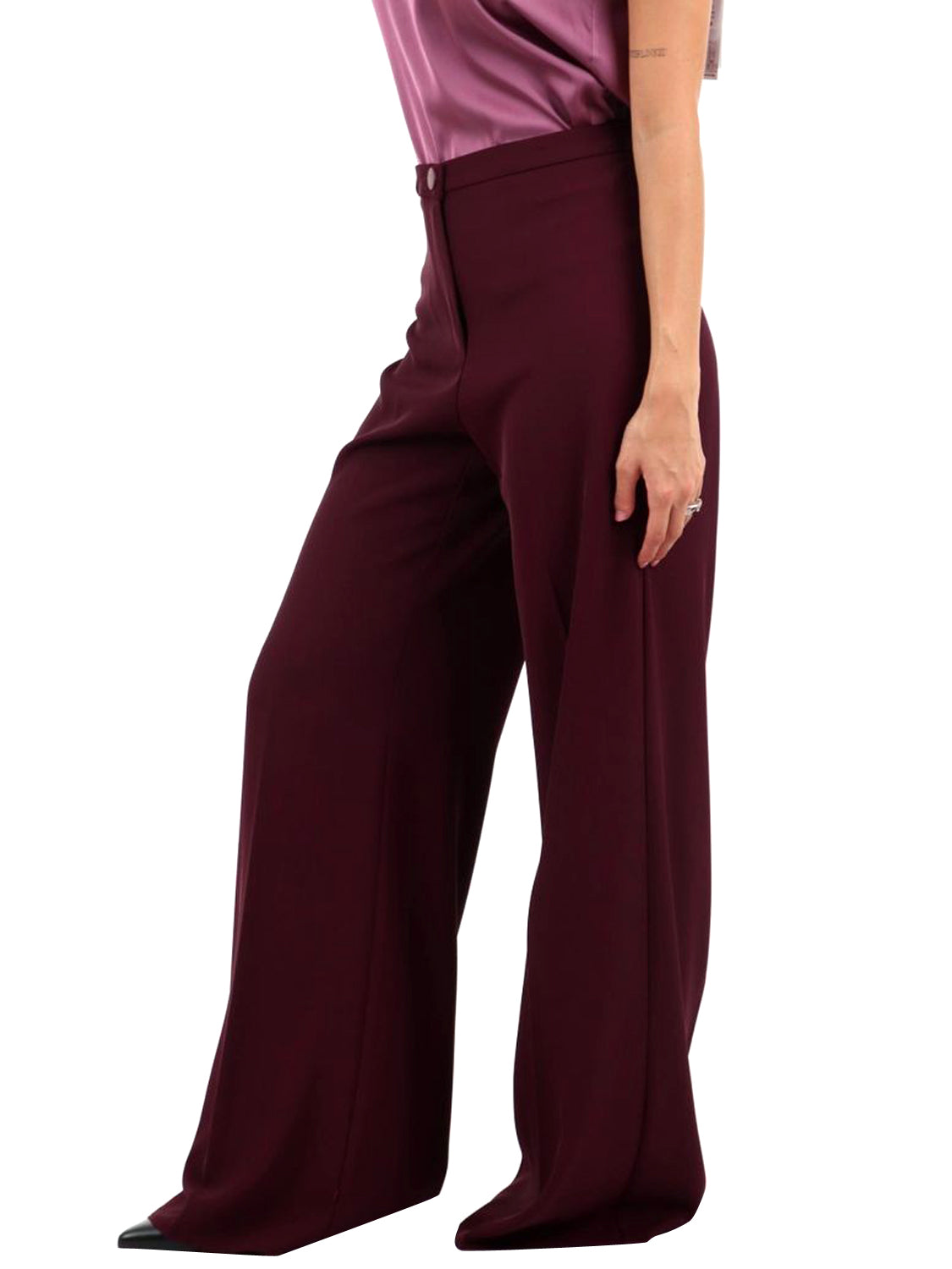 RINASCIMENTO Rinascimento Pantalone Tinta Unita Bordeaux Bordeaux Rosso