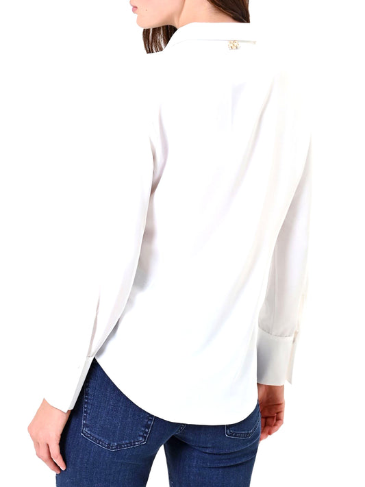 RINASCIMENTO Camicia Casual Rinascimento Tinta Unita Bianco Panna Bianco