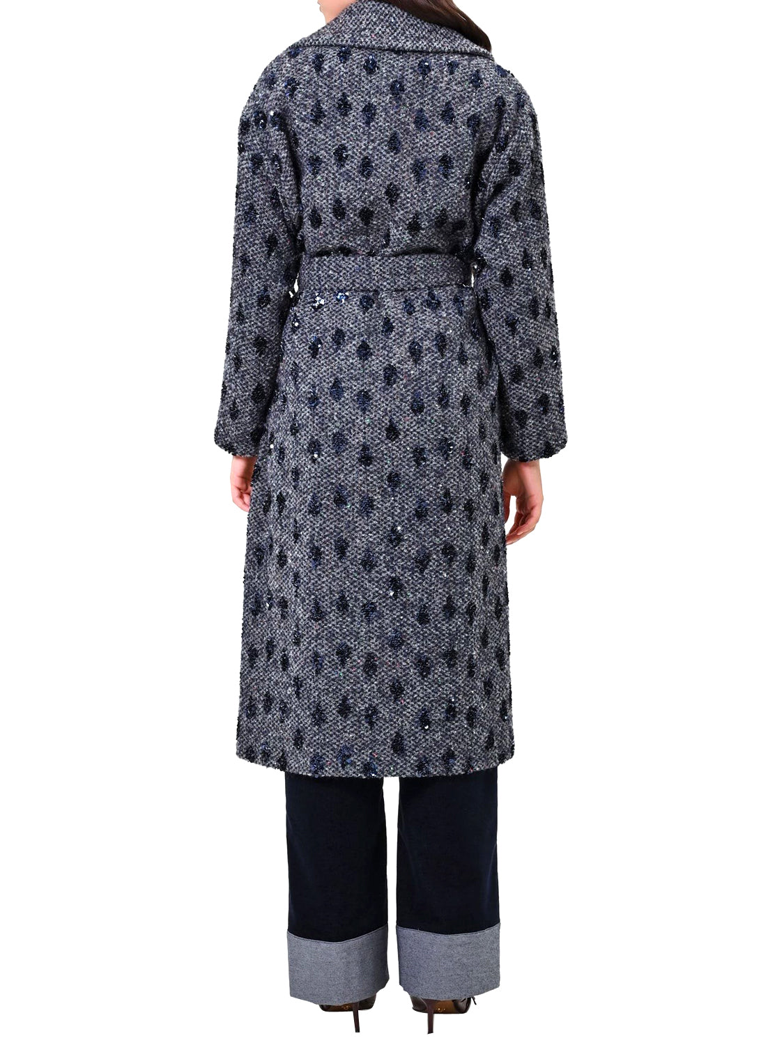 RINASCIMENTO Cappotto Rinascimento A Vestaglia Blu Navy BLU NAVY