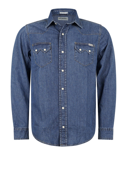 ROY ROGERS Camicia Roy Rogers In Denim DENIM