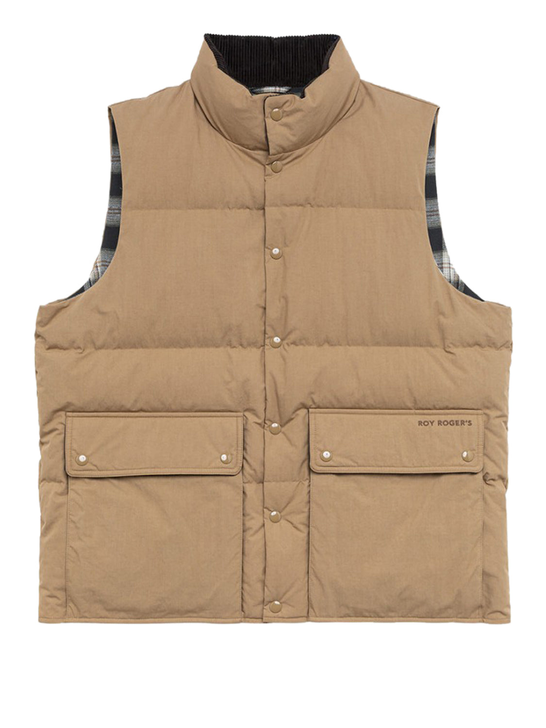 ROY ROGERS Roy Rogers Smanicato Imbottito Double-Face Khaki KHAKI