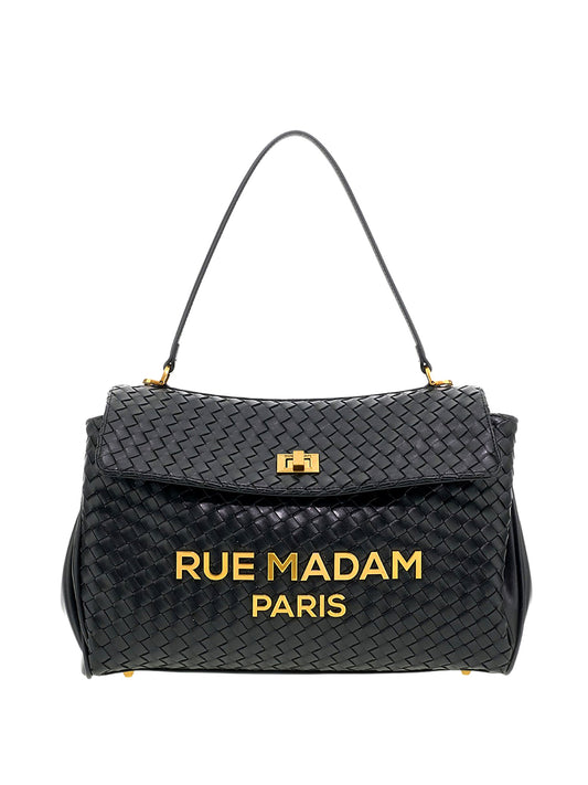 RUE MADAM Borsa A Mano Rue Madam Les Jours Xl Motif Nero BLACK