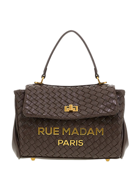 RUE MADAM Borsa A Mano Rue Madam Motivo Les Jours Xs Motif Chocolote CHOCOLATE