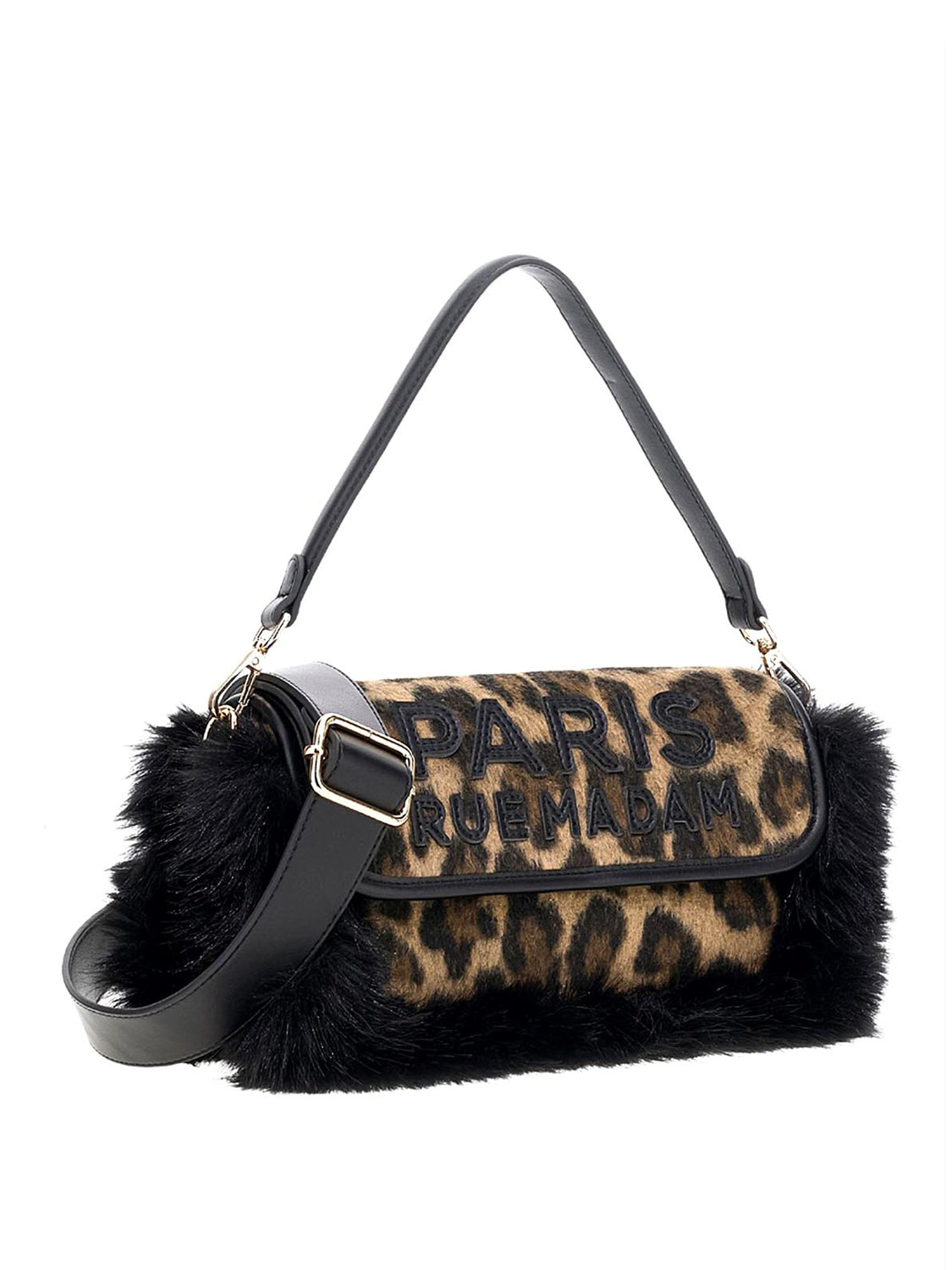 RUE MADAM Borsa A Tracolla Megeve Rue Madam Leopard LEOPARD