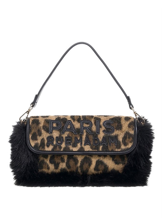 RUE MADAM Borsa A Tracolla Megeve Rue Madam Leopard LEOPARD